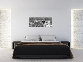 Tablou - Vulpe în timpul iernii (120x50 cm)