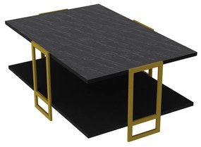 Măsuță de cafea Poppy (auriu + negru). 1102471