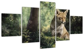 Tablou cu vulpe (125x70 cm), în 40 de alte dimensiuni noi