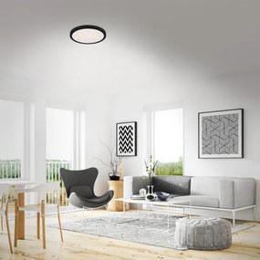 Plafonieră LED RUNA LED/24W/230V negru Briloner 3071-015