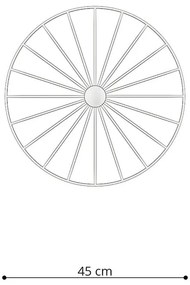 Plafonieră neagră ø 45 cm Soho – Sollux