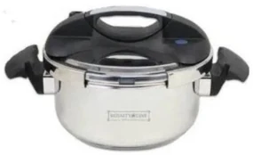 Oala marmorata sub presiune 4 L , antiaderenta Royalty Line RL24-PS4LM
