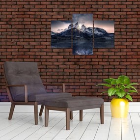 Tablou lacul cu munte (90x60 cm)