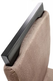 Scaun Clarion 2 velvet bej/negru Monolith 09
