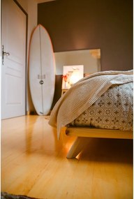 Pat matrimonial Karup Design Senza Bed Natural, 160 x 200 cm