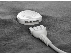 Pătură electrică Concept DV7420, 160 W/230 V, 180 x 130 cm, gri/alb