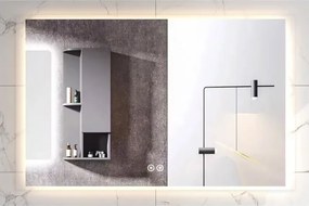 Oglinda dreptunghiulara Fluminia Rodin 120 cu iluminare LED si dezaburire