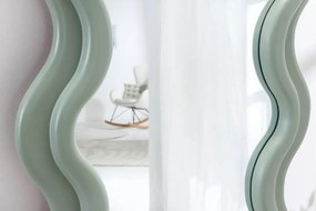 Oglinda de perete design modern CURVY 160cm, verde salvie A-43160 VC