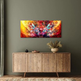 Tablou - Merkaba cu aripi, abstracție (120x50 cm)