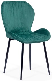 RESIGILAT - Scaun living din catifea BUC 248U verde