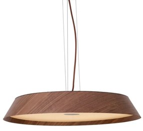 Pendul, Lustra LED din lemn design scandinav Tamago Dark Walnut