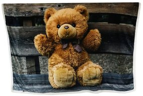 Pătură de calitate pentru copii cu motiv ursulet 130x160