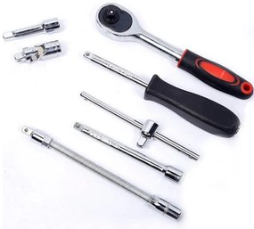 Set instrumente Schwartsmann SW-171PCS, 171 piese, Cufar, Crom