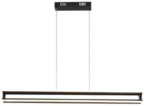 Lustra LED suspendata design modern Belle negru