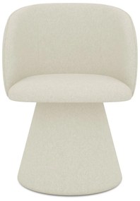 Scaun de sufragerie crem tapițat Maia – Makamii
