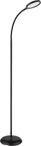 Globo 58503S - Lampă de podea LED tactilă reglabilă KALDERON LED/8W/230V neagră
