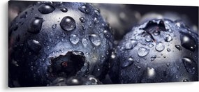 Tablou cu fructe cu picături de apă (120x50 cm)