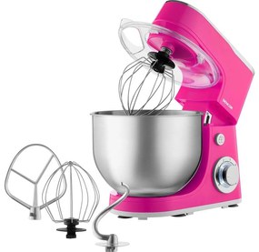 Sencor - Robot de bucătărie cu bol din oțel inoxidabil, 1300W/230V, roz