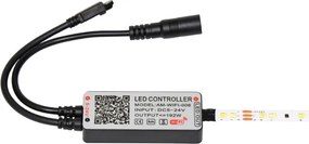 Bandă LED dimabilă Wi-Fi 5m 7,3W/230V Tuya Ecolite DX-SMD2835-BI/5M/TUYA + telecomandă