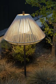Tarus de iluminat exterior decorativ SAIGON C70 gri/bej