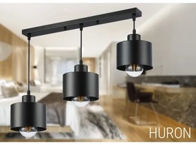 Lustră pe cablu 3xE27/35W/230V negru