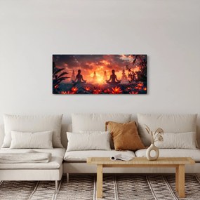 Tablou - Yoga în natură (120x50 cm)