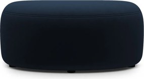 Taburet albastru cu tapițerie din catifea Kate – Micadoni