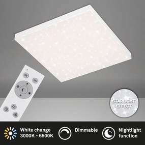 Plafonieră LED dimabilă Briloner 7381-116 STARRY SKY LED/24W/230V + telecomandă