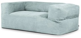 Fotoliu bean bag verde mentă cu tapițerie din catifea reiată Sofa MooG – SLOWDOWN