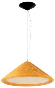 Lustra XXL suspendata design decorativ SAIGON IN 70cm yellow