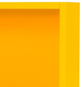 Boxie dulap de perete deschis 40x40x27 cm galben