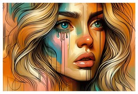 Tablou portret modern de femeie