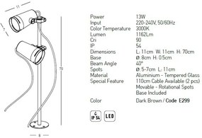 Proiector LED pe baza iluminat exterior decorativ IP54 Petra