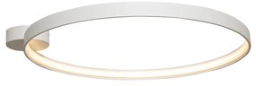 Lustra aplicata LED design modern circular CIRCLE 55, alb