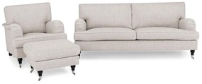 Set mobilier tapițat Bloomington A127Tapiterie, Picioare: Metal, Lemn, Role