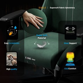 Scaun de gaming Diablo X.One Prime Forest Green Normal Size
