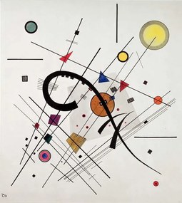 Wassily Kandinsky - Artă imprimată Grey Square, 1923, (35 x 40 cm)