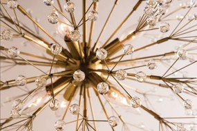 Candelabru LUX design modern DUNKIRK alama antichizata, cu 8 surse de lumina