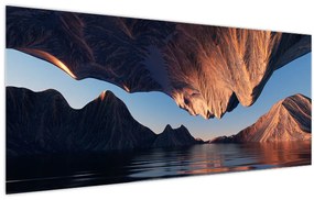 Tablou - Faleze 3D (120x50 cm)