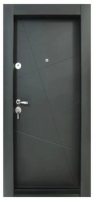 Usa metalica de apartament cu izolatie si vizor Novo Doors First Class NDS18, Cu toc imbracat si folie PVC, Deschidere Stanga Dreapta, Dimensiune