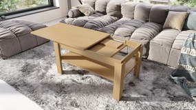 Mazzoni ASTI-R Stejar Oasis – MASĂ/MĂSUȚĂ CAFEA MODERNĂ CU BLAT EXTENSIBIL