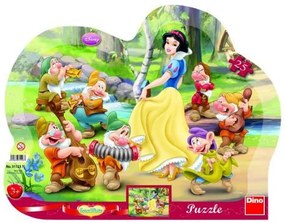 PUZZLE CU RAMA - ALBA CA ZAPADA (25 PIESE) - DINO TOYS (311237)