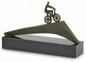 Statueta bronz "Biciclist"
