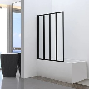 Paravan de baie Tribeca 110x140 cm negru