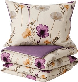 Lenjerie de pat din microfibra flanel CURVARA crem Dimensiune lenjerie de pat: 70 x 90 cm | 140 x 200 cm