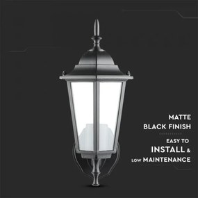 Lampă de perete de exterior 1xE27/40W/230V IP44 negru
