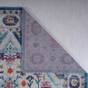 Covor, Vintage 7657 , 160x230 cm, Polipropilena, Albastru