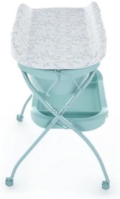 Masă de înfășat cu cădiță PETITE&MARS SPA 3 în 1 verde-mentă