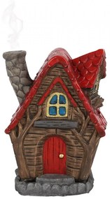 Suport conuri tamaie Casuta din Padure (rosu) - Lisa Parker 12cm