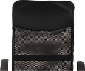 Scaun de birou negru tapițat Arco – Bonami Essentials